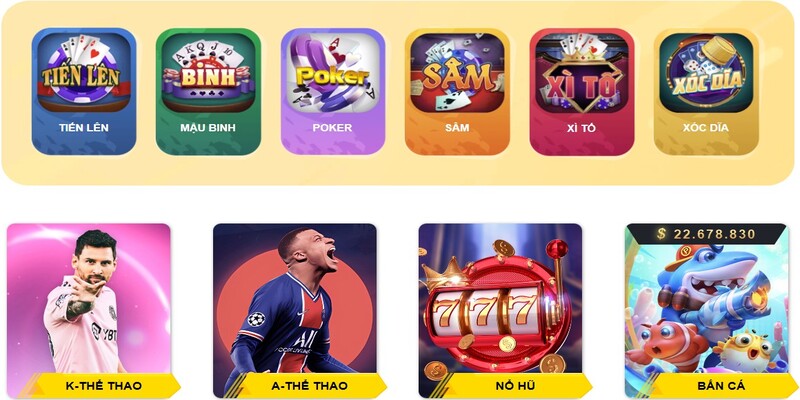 Kho game đồ sộ tại sân chơi nổi tiếng Five88