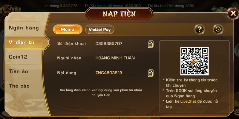 Cung cấp đầy đủ thông tin 