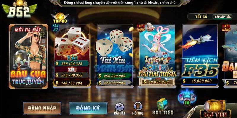 Khám phá sức hấp dẫn của sảnh cá cược Mini Game B52
